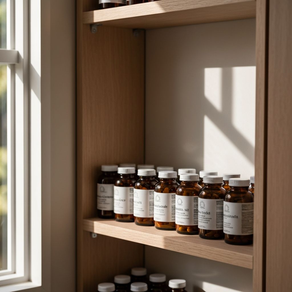 Proper supplement storage