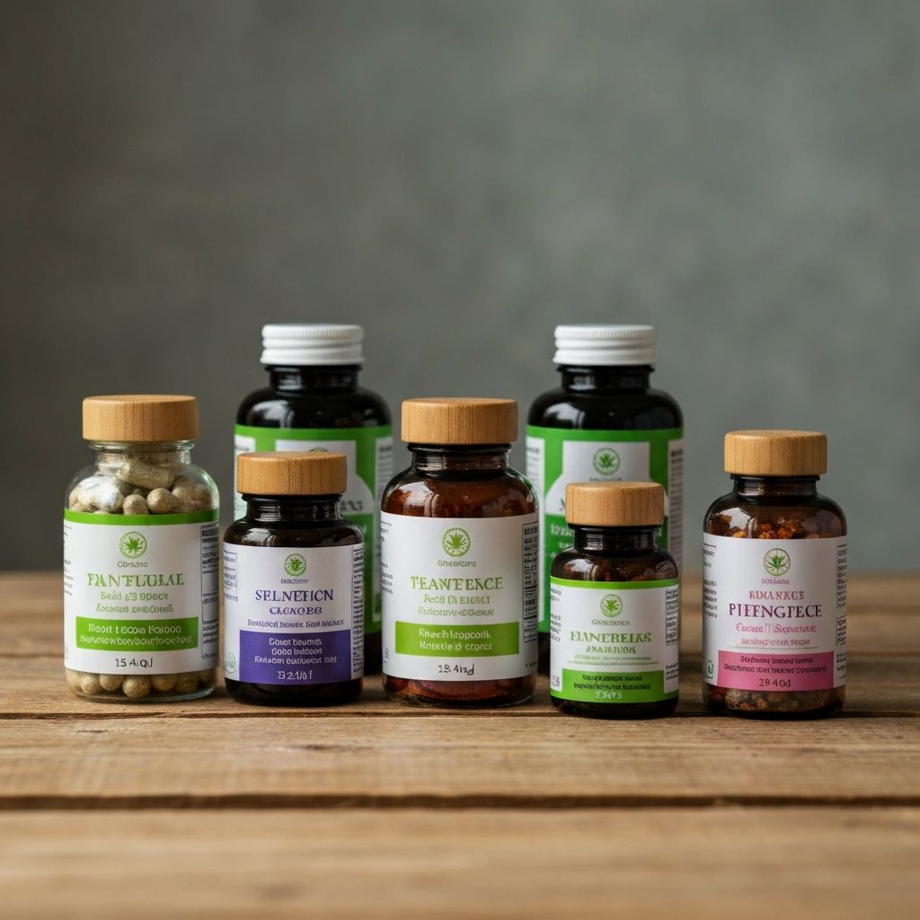 Categories of natural supplements